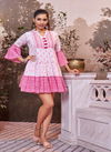 Pinky 01 Fancy Stylish Party Wear Frock Collection